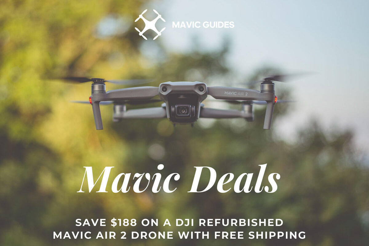 Save $188 on a DJI Refurbished Mavic Air 2 Drone with Free Shipping