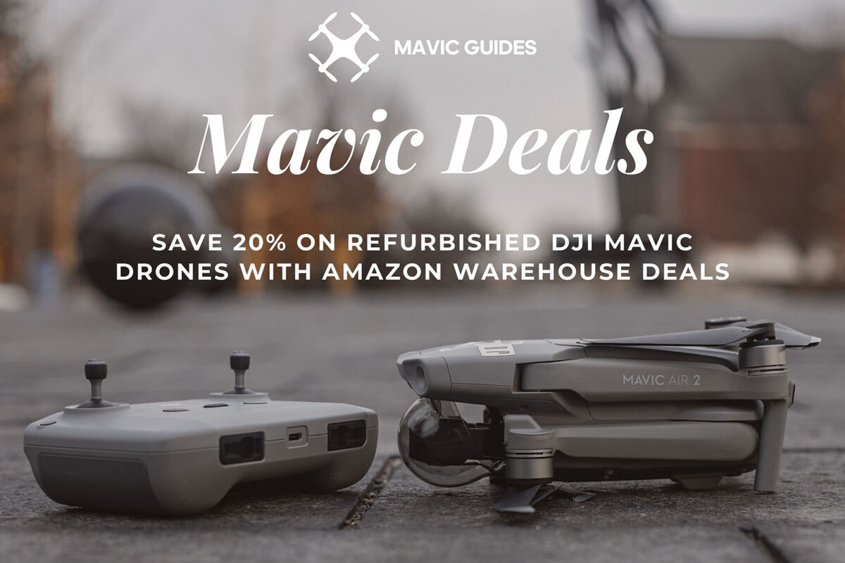 Save 20% on Refurbished DJI Mavic Drones with Amazon Warehouse Deals