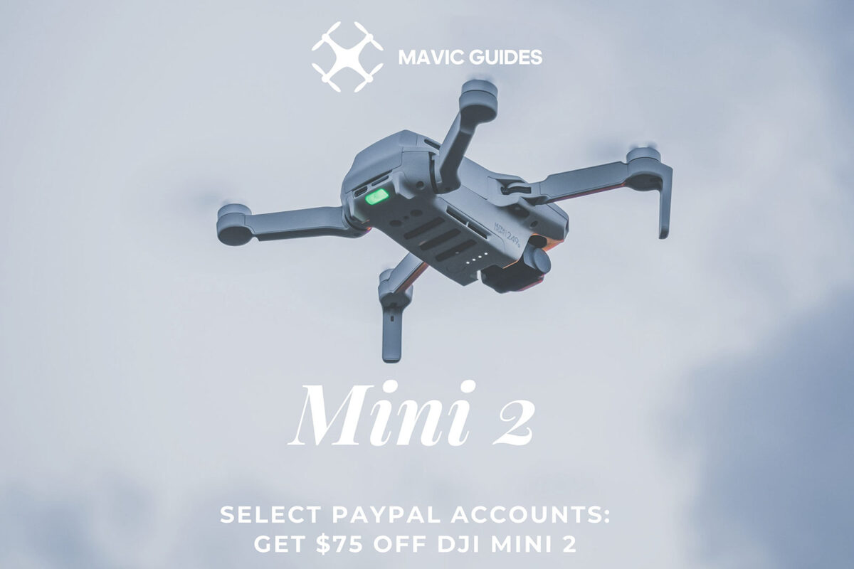Select PayPal Accounts: Get $75 off DJI Mini 2