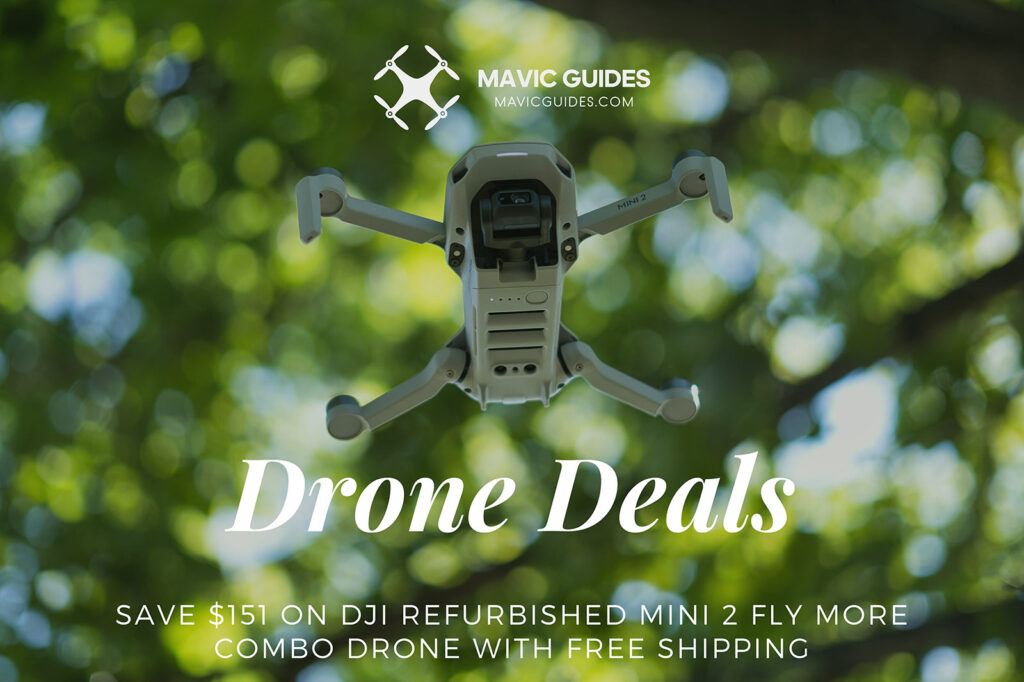 Save $151 on DJI Refurbished Mini 2 Fly More Combo Drone with Free Shipping