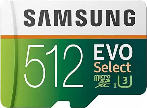 SAMSUNG EVO Select (Green - up to 100 MB/s)