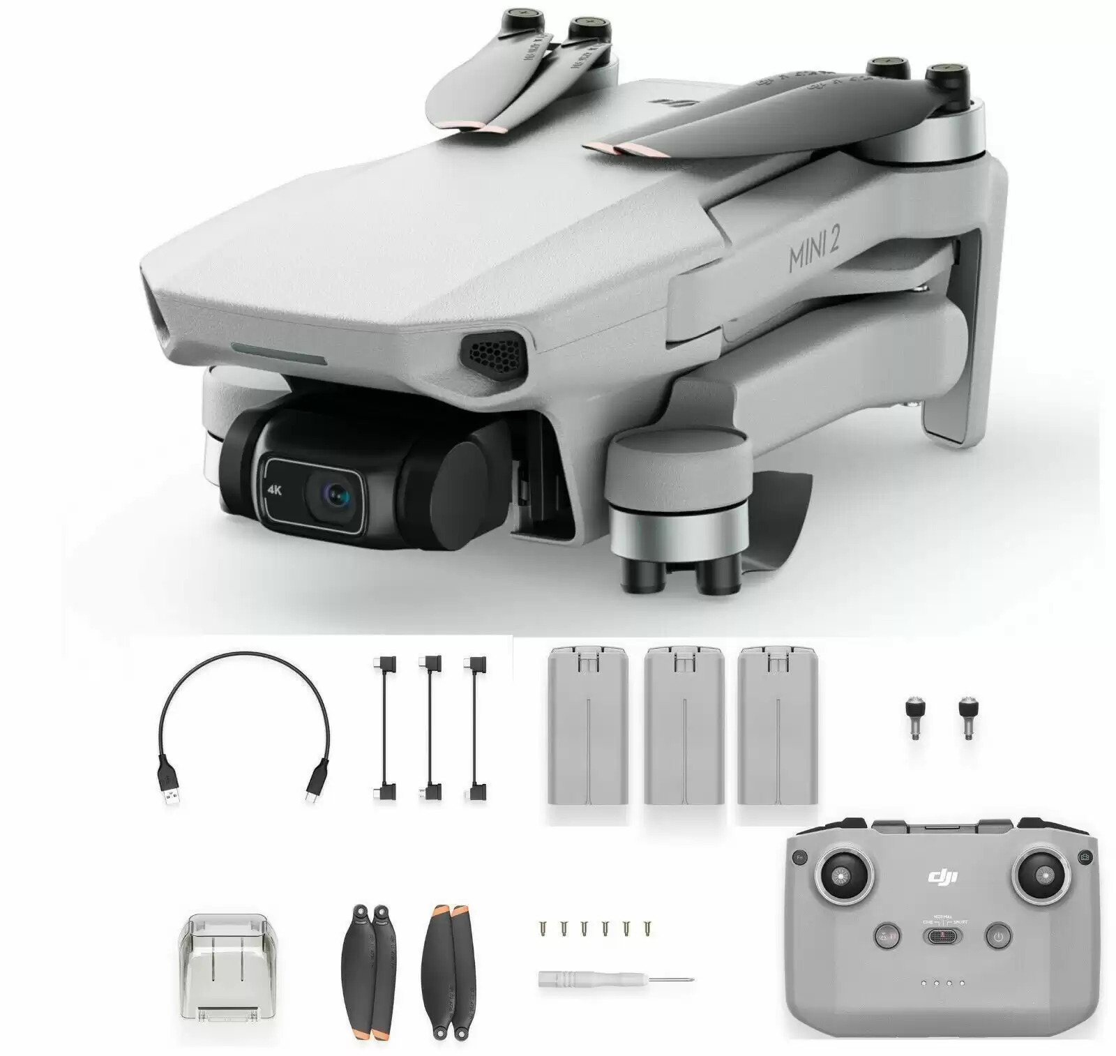 DJI Mini 2 Ready to Fly 3 Battery Bundle *DJI Certified Refurbished*