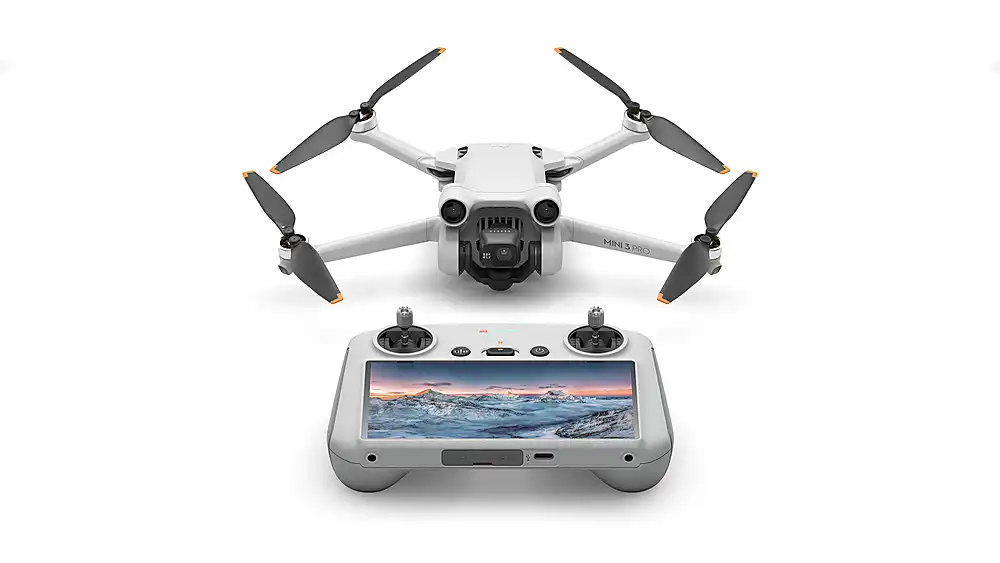 DJI Mini 3 Pro and Remote Control with Built-in Screen (Geek Squad Certified Refurbished)