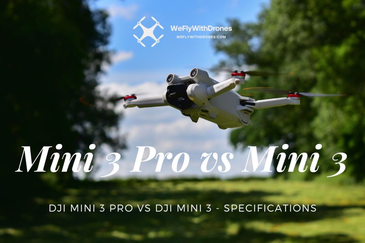 DJI Mini 3 Pro vs DJI Mini 3 - Specifications