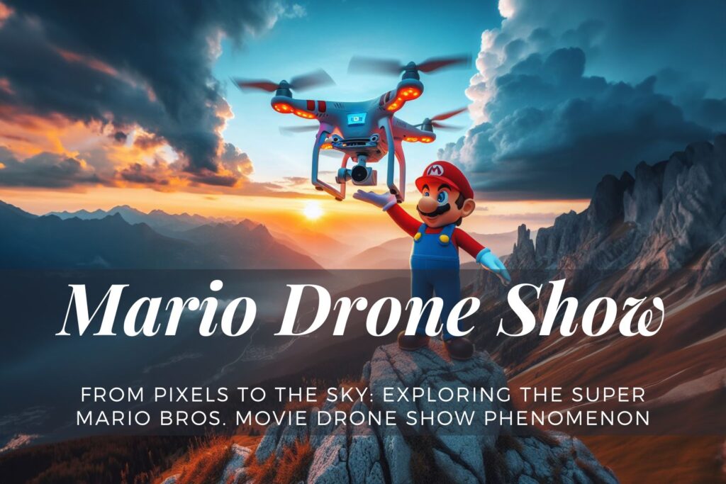From Pixels to the Sky: Exploring the Super Mario Bros. Movie Drone Show Phenomenon